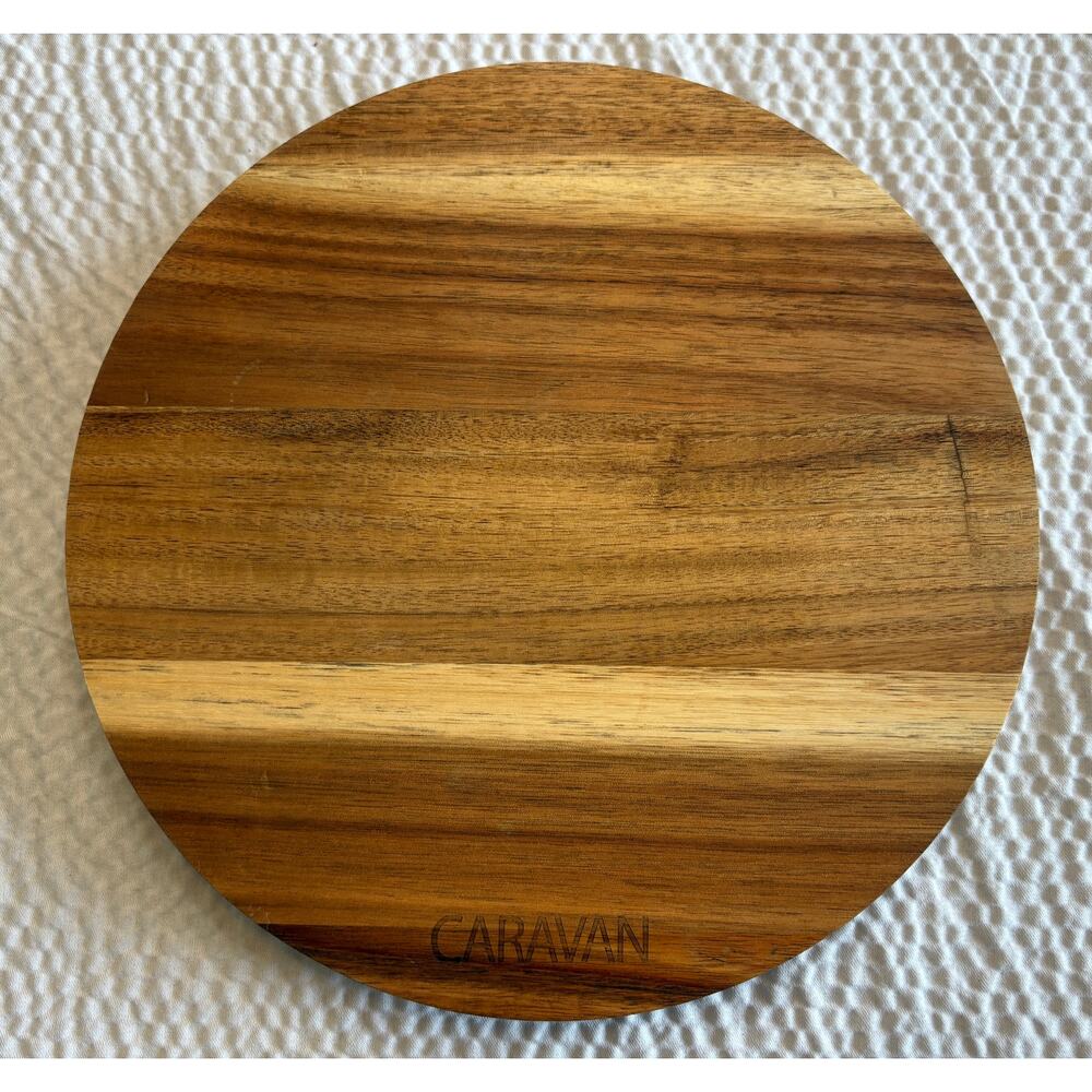 Caravan Lazy Susan Wood 10.8” Retails for $68